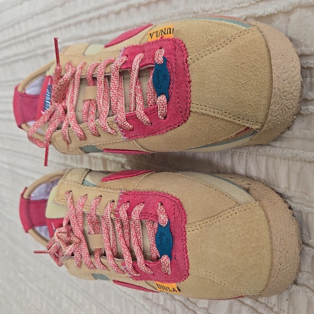 Nike Cortez x UNION LA Sesame Sneakers: Pink Teal RARE Women’s 7 - Picture 10 of 17